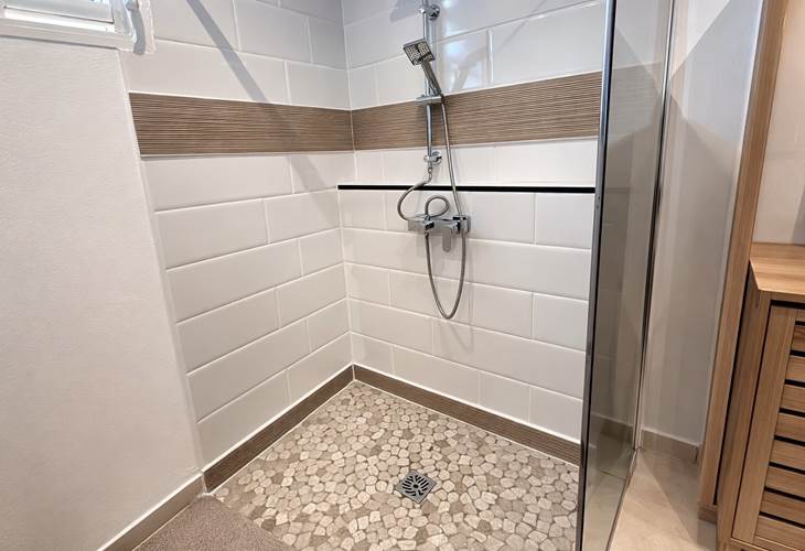 Douche à l'iItalienne