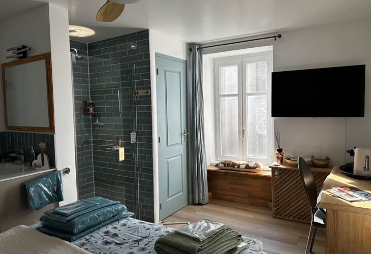 Chambre bleue