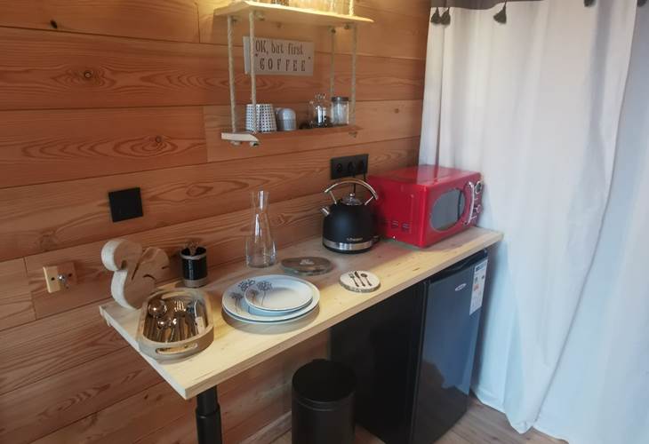 Domaine de l Esperluette - Cabane Les terres blanches intérieur 7