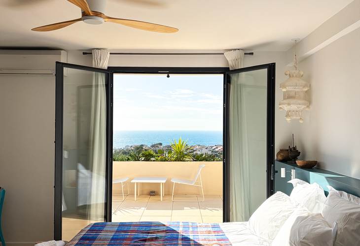 vue chambre bleue