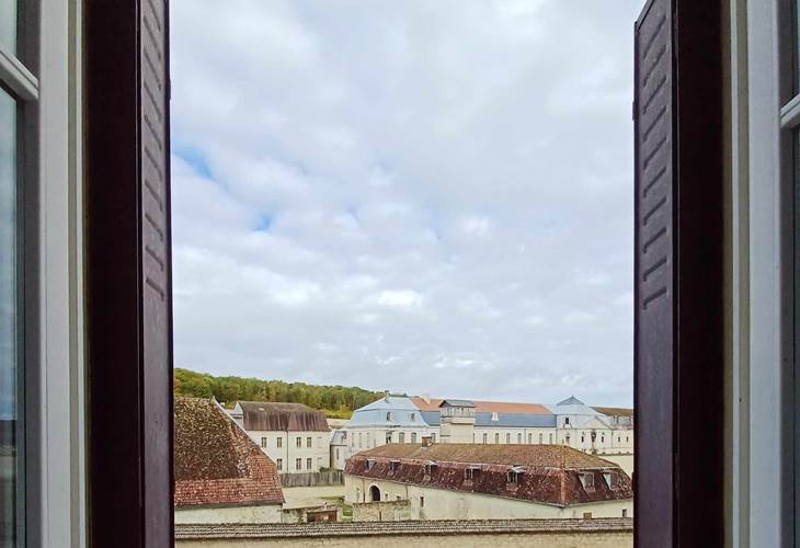 Relais_vue des chambres sur l'Abbaye