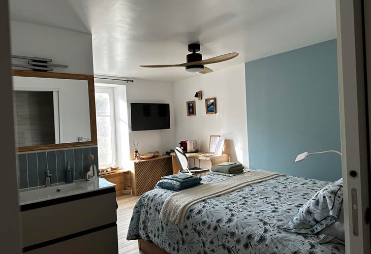 Chambre bleue