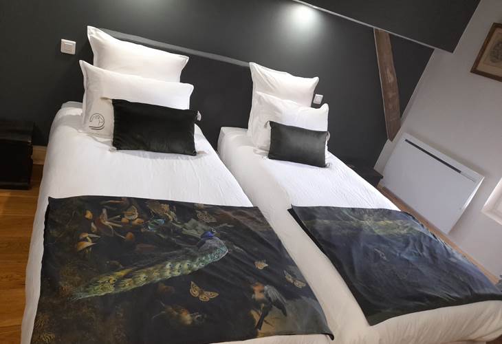 Chambre en lits jumeaux