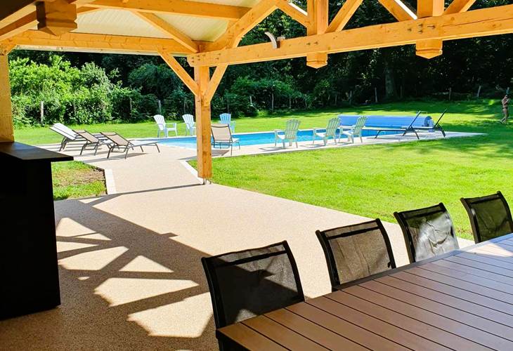 Domaine du Four - Terrasse Piscine