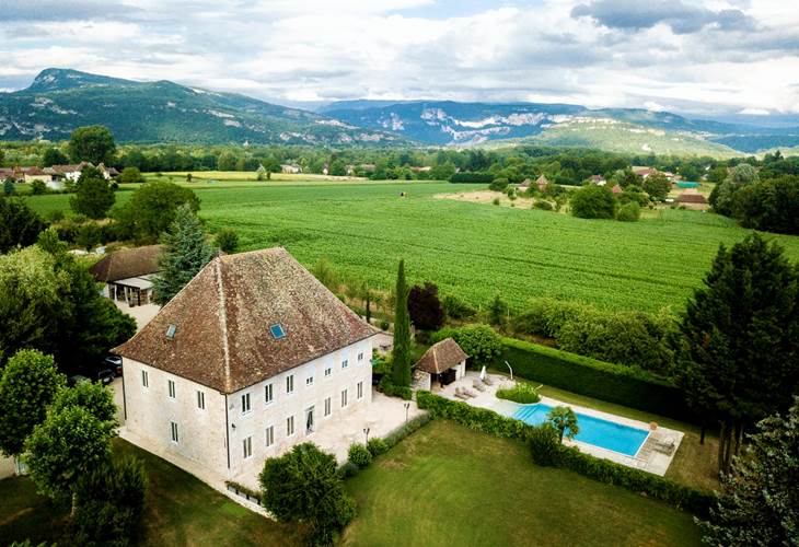 Vue aérienne Manoir