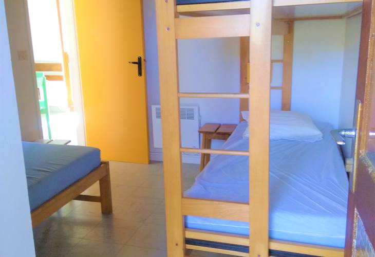 Gite-5 personnes-chambre avec lits superposés