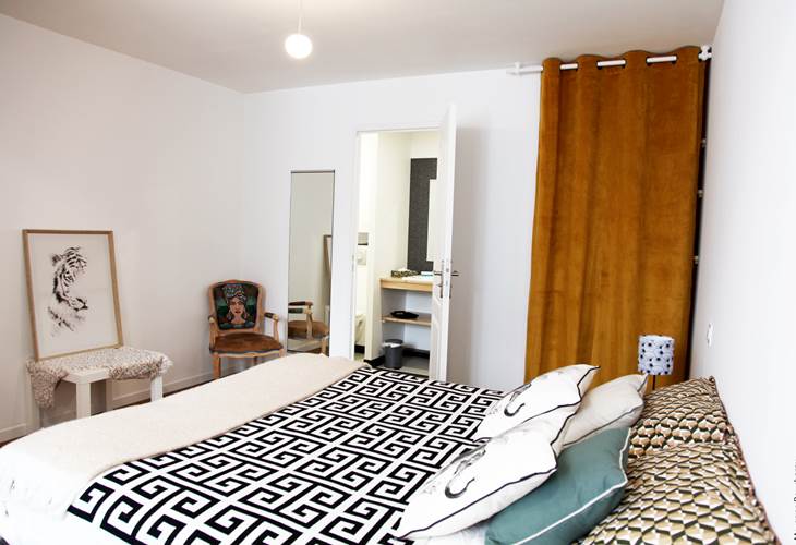 Chambre "Côté Savane"-La maison d'Eole