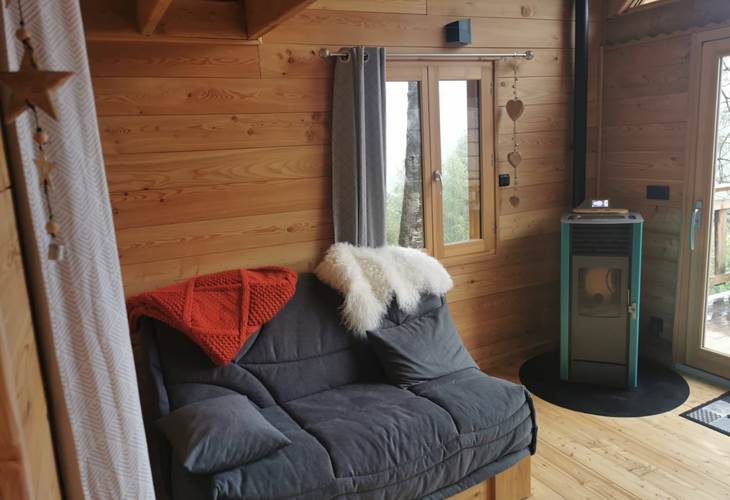 Domaine de l Esperluette - Cabane Les terres blanches intérieur 8