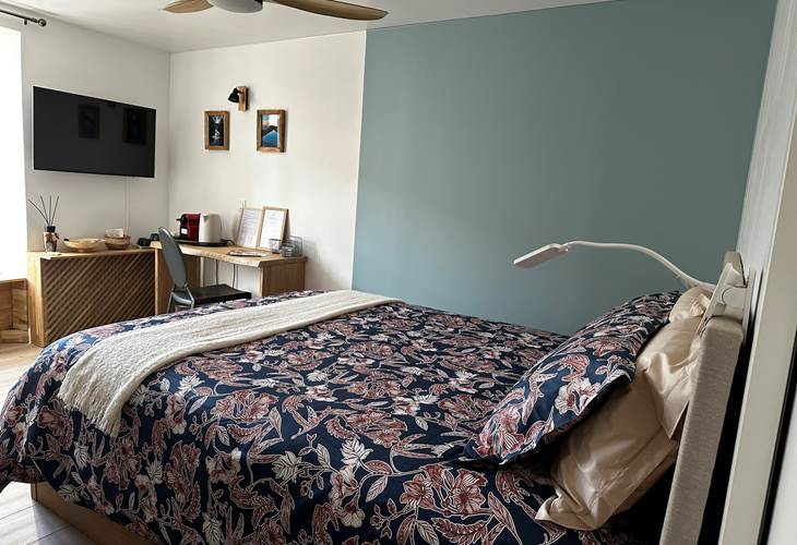 Chambre bleue