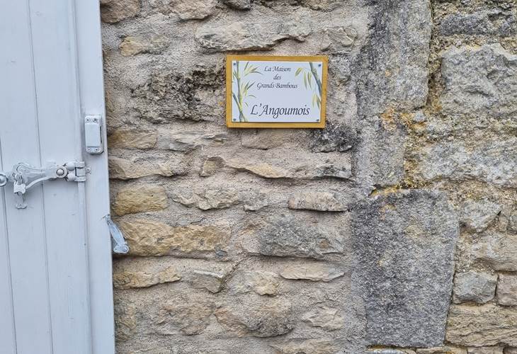 Plaque émaillée artisanale