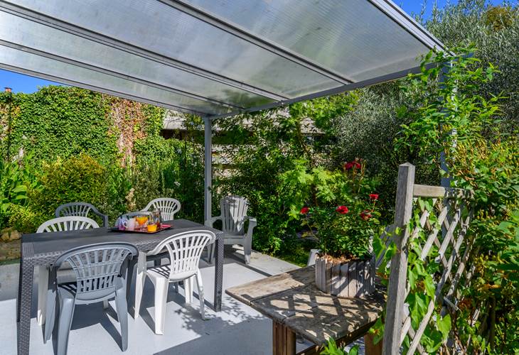 Terrasse sur jardin