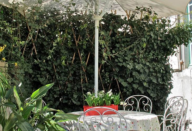 terrasse fleurie
