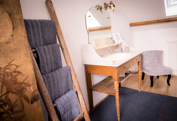Suite La Garence, espace salle de bain