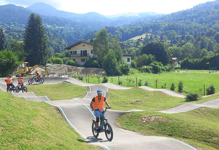 Test technique sur la Pump track
