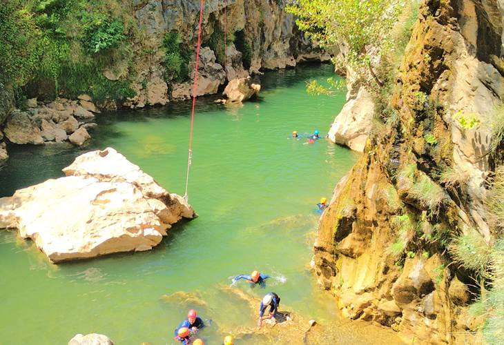 Sortie canyoning entre amis