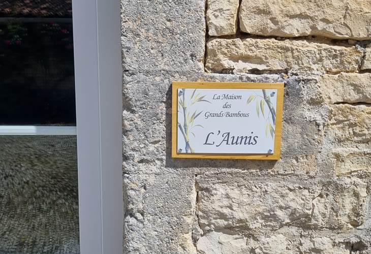 Plaque émaillée artisanale