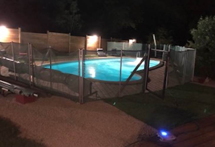 la piscine sécurisée