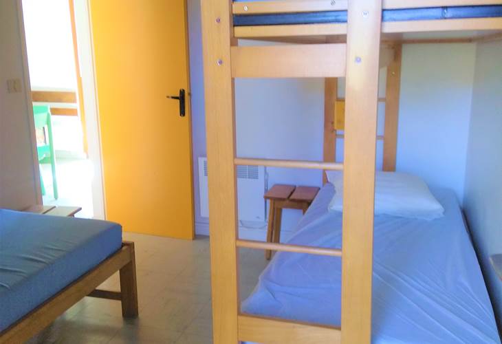 Gite-7 personnes-chambre avec lits superposés