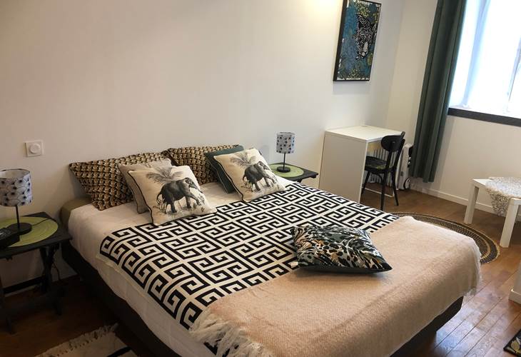Chambre "Côté Savane"-La maison d'Eole