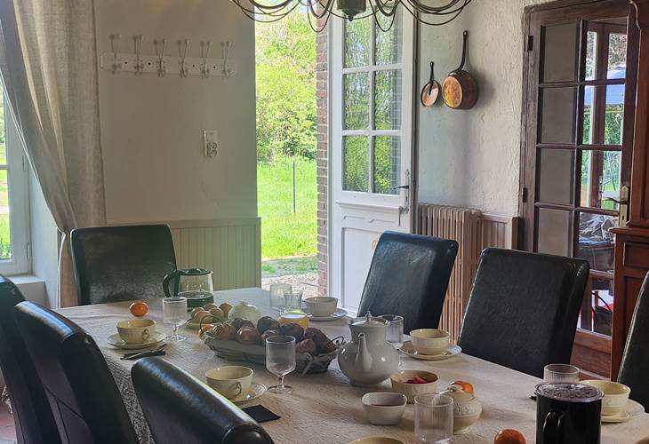 PETIT DEJEUNER COPIEUX ET GOURMAND