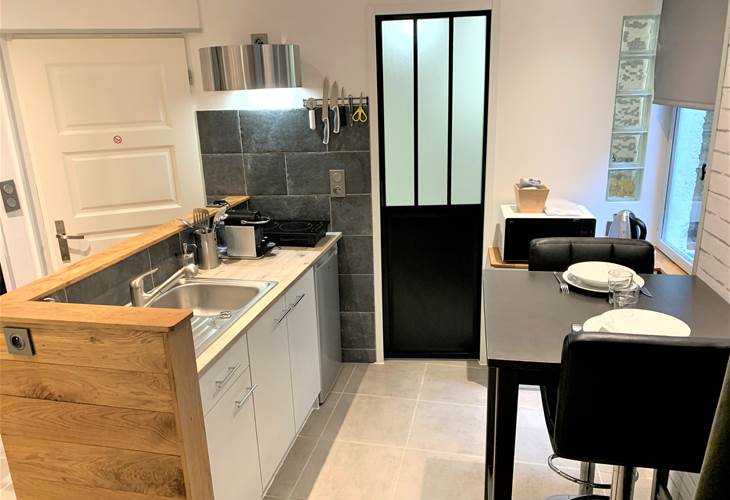 Kitchenette et coin repas