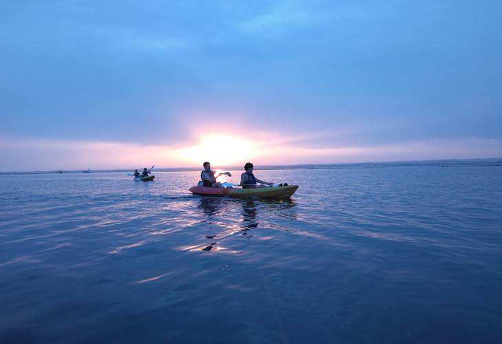 La douceur de la lagune de Thau en kayak de mer