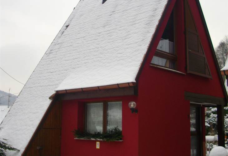 En hiver sous la neige
