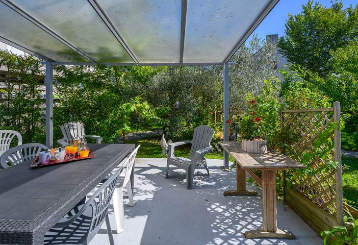 Terrasse sur jardin