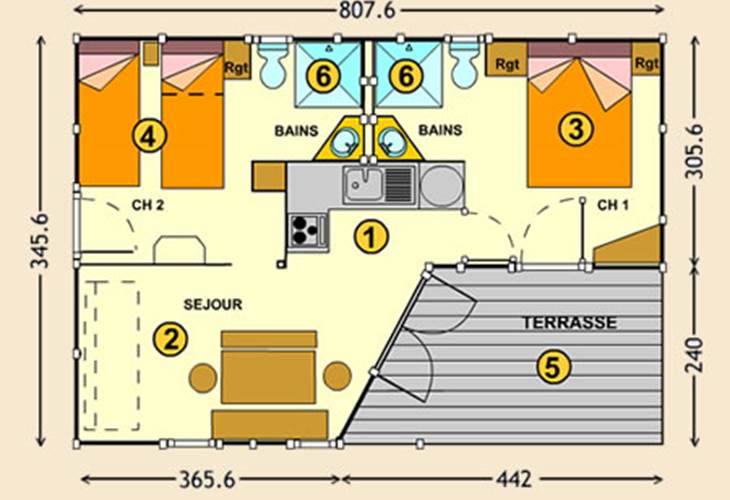 PLAN DU PALACE