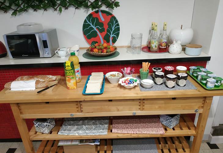 La maison d'Eole  Petit-déjeuner