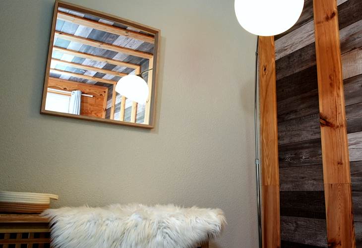 Chambre chaleureuse ambiance montagne Pyrénées