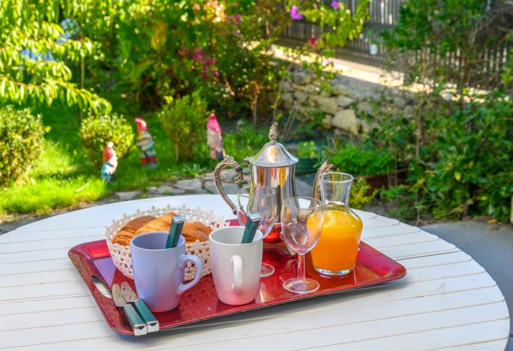 Terrasse sur jardin
