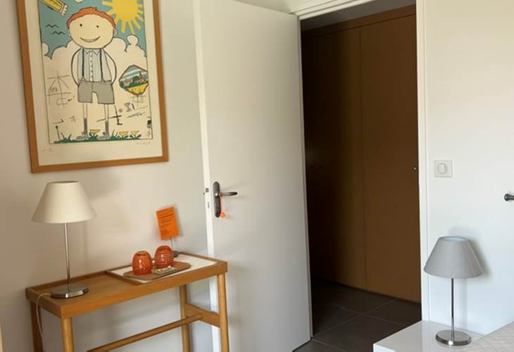 L'entrée de la chambre Orange
