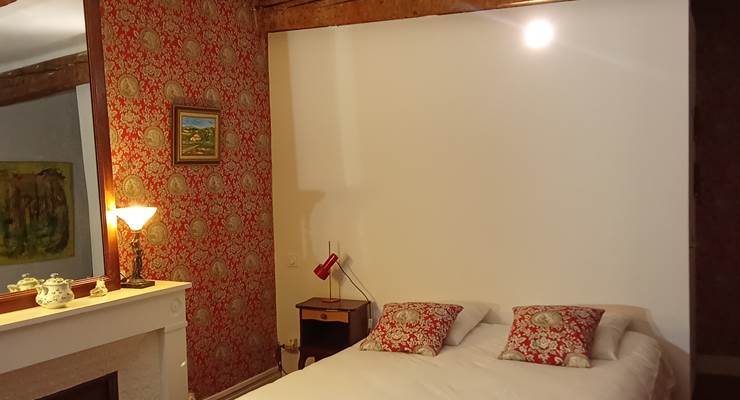 Le Mas Palegry chambres d'hôtes Perpignan chambre 3 côté salon lit