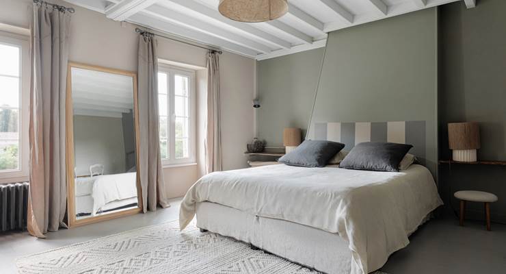 chambre spacieuse et lumineuse orientation sud