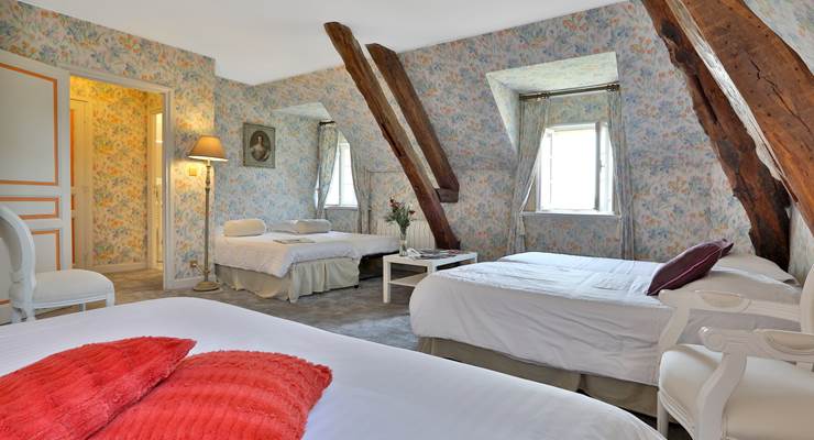 Chambre familiale 15 château 2 à 6 couchages