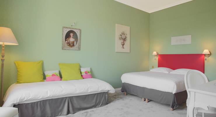 Chambre Verte Château double ou quadruple