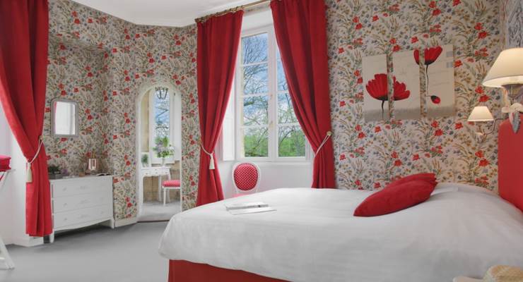Chambres d'hôtes de charme Coquelicots vue de l'entrée