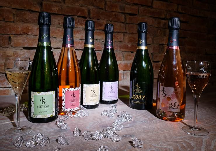 Coffret découverte 6 bouteilles de champagne JS. Briche