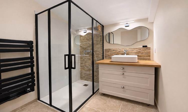 La salle d'eau privative