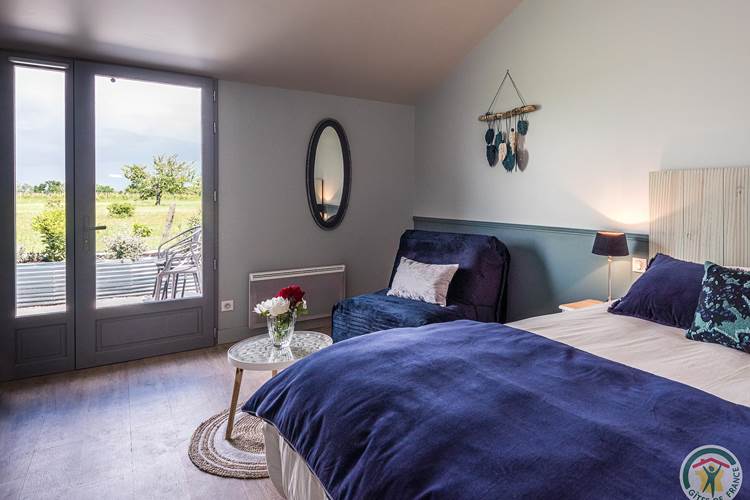 Maison d'hôtes - chambre Prana - lit king size