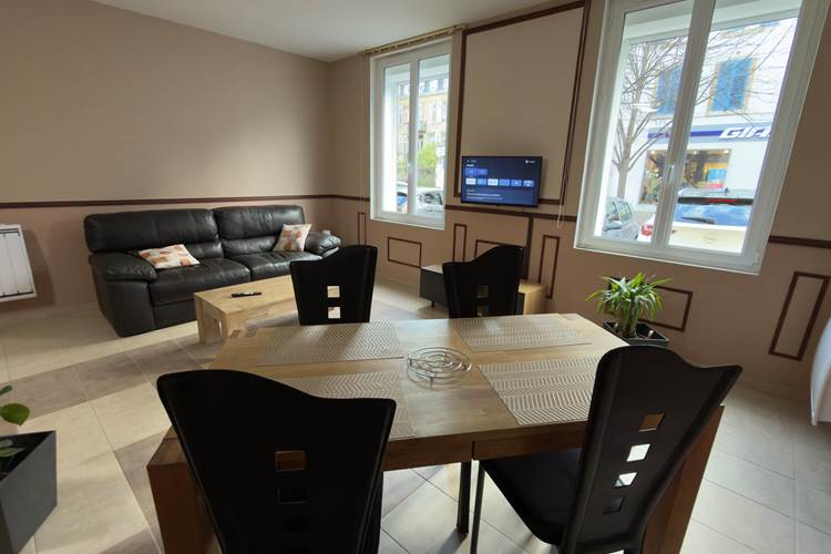 logement avec television connectée ,wifi gratuit , meuse