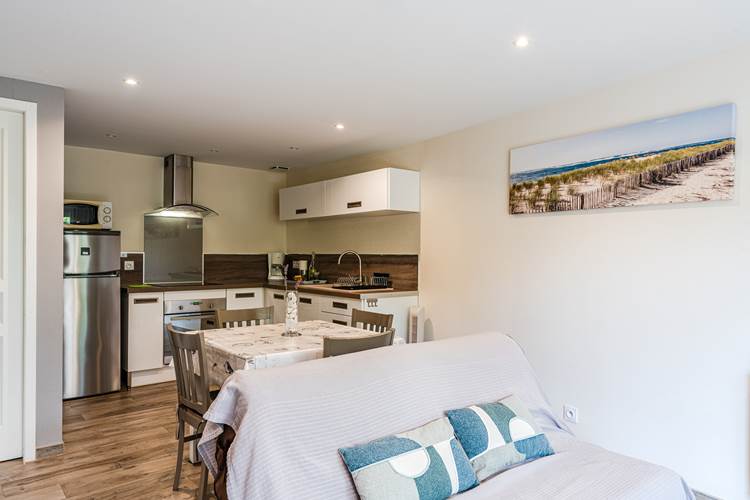 Vue cuine gîte 2