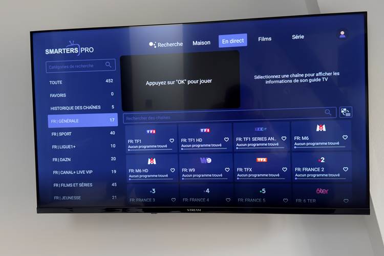 television connectée avec toutes les chaines