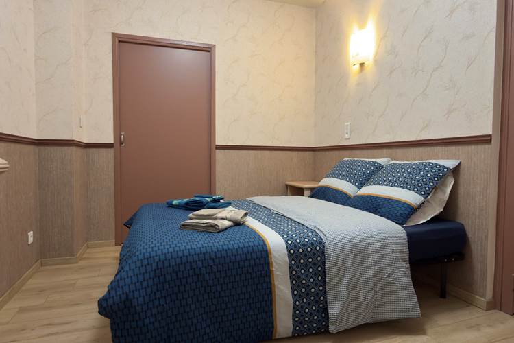 chambre spacieuse et lumineuse , double vitrage ,volet roulant electrique ,meuse
