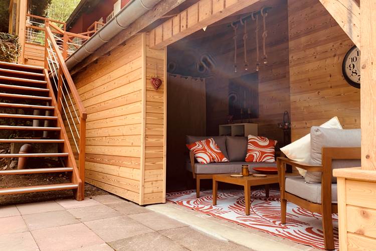 cabanon du jardin du gîte le Cerisier