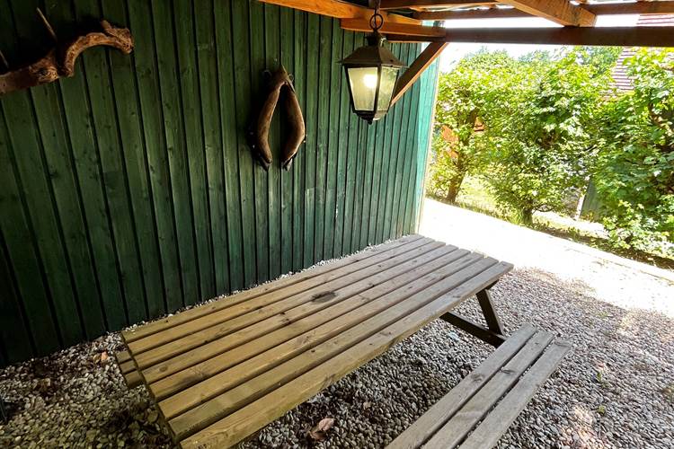 espace repas extérieur