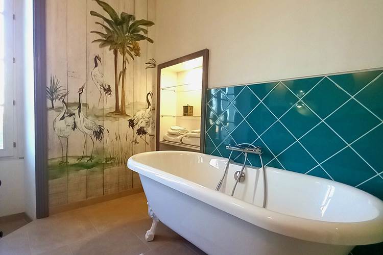 Le plaisir d’un bain après la promenade