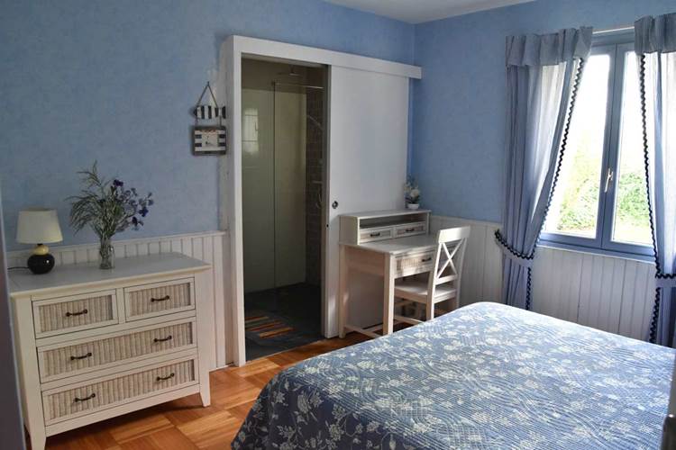 chambre double au gite Bellevue à Courtils mont Saint-Michel