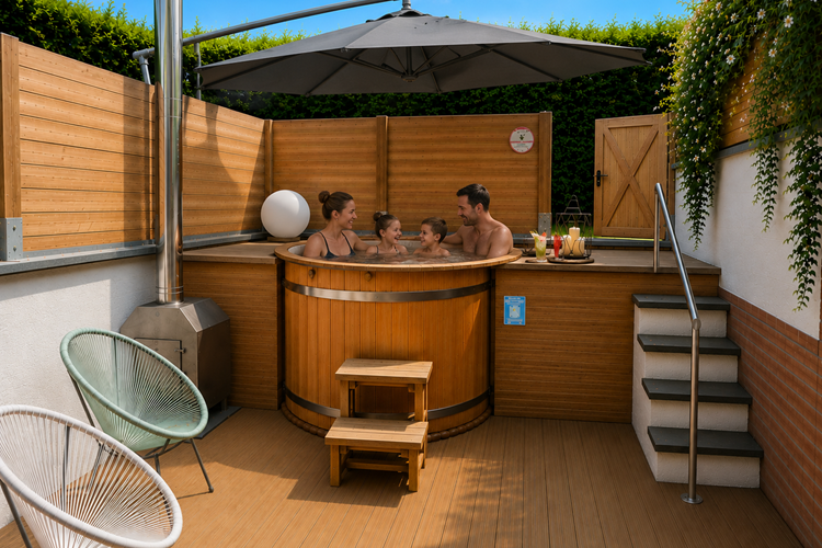 Ô17-séjour wellness-Namur-Bain nordique + parasol